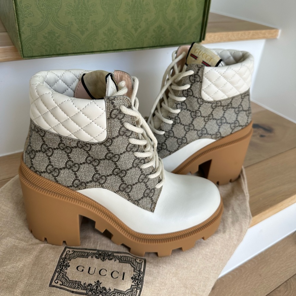 Gucci GG Women's Ankle Boots size 37.5